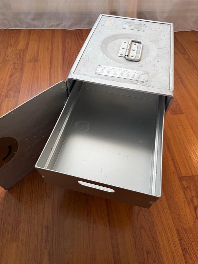 THY Uçak İçi Metal Servis Kutusu Çekmece – Galley Box - 6