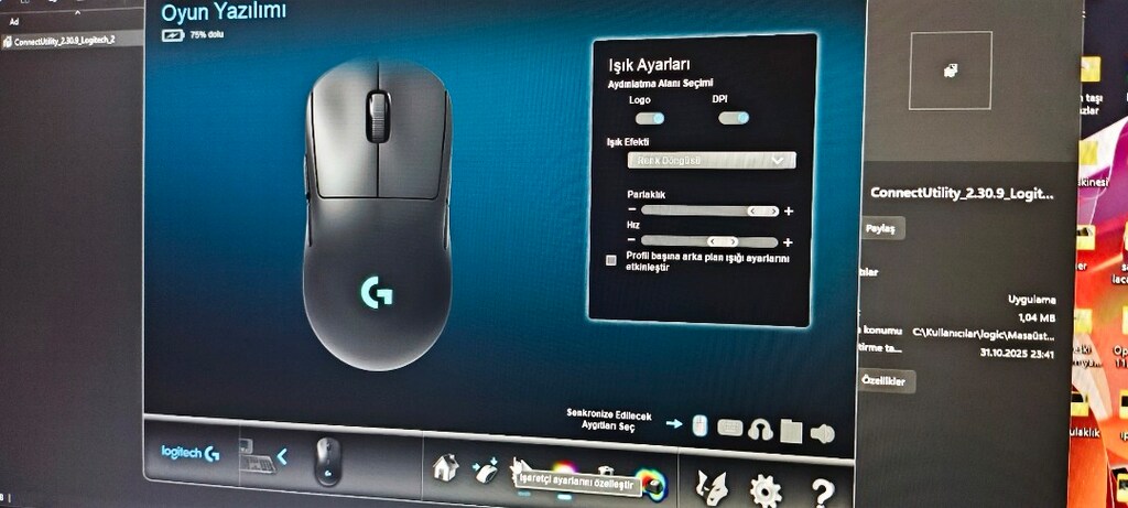 Logitech G Pro Wireless HERO 25K (Alıcısız / Kablolu Kullanım) - 9