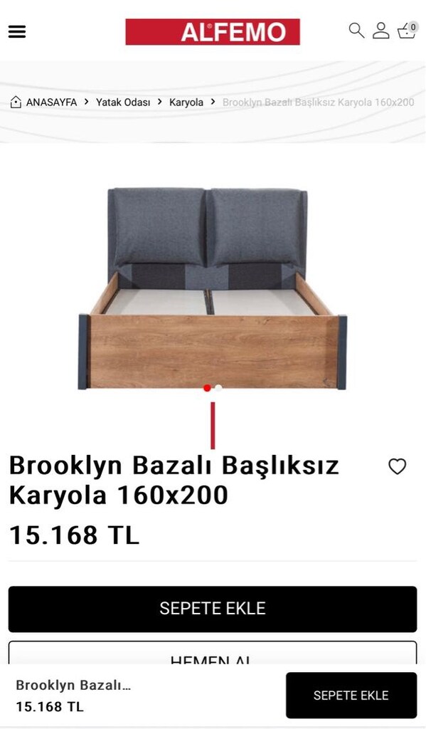 alfemo yatak odası baza ve dolap - 8