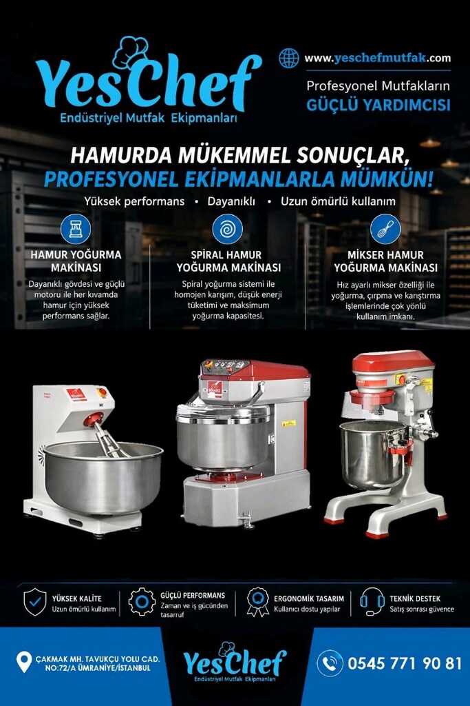 Hamur Yoğurma Makinası 25kg Boğaziçi marka - 2