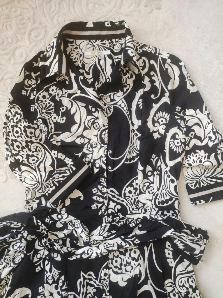 ZARA ÇİÇEKLİ MİDİ ELBİSE S M mango h&m Twist İpekyol - 3