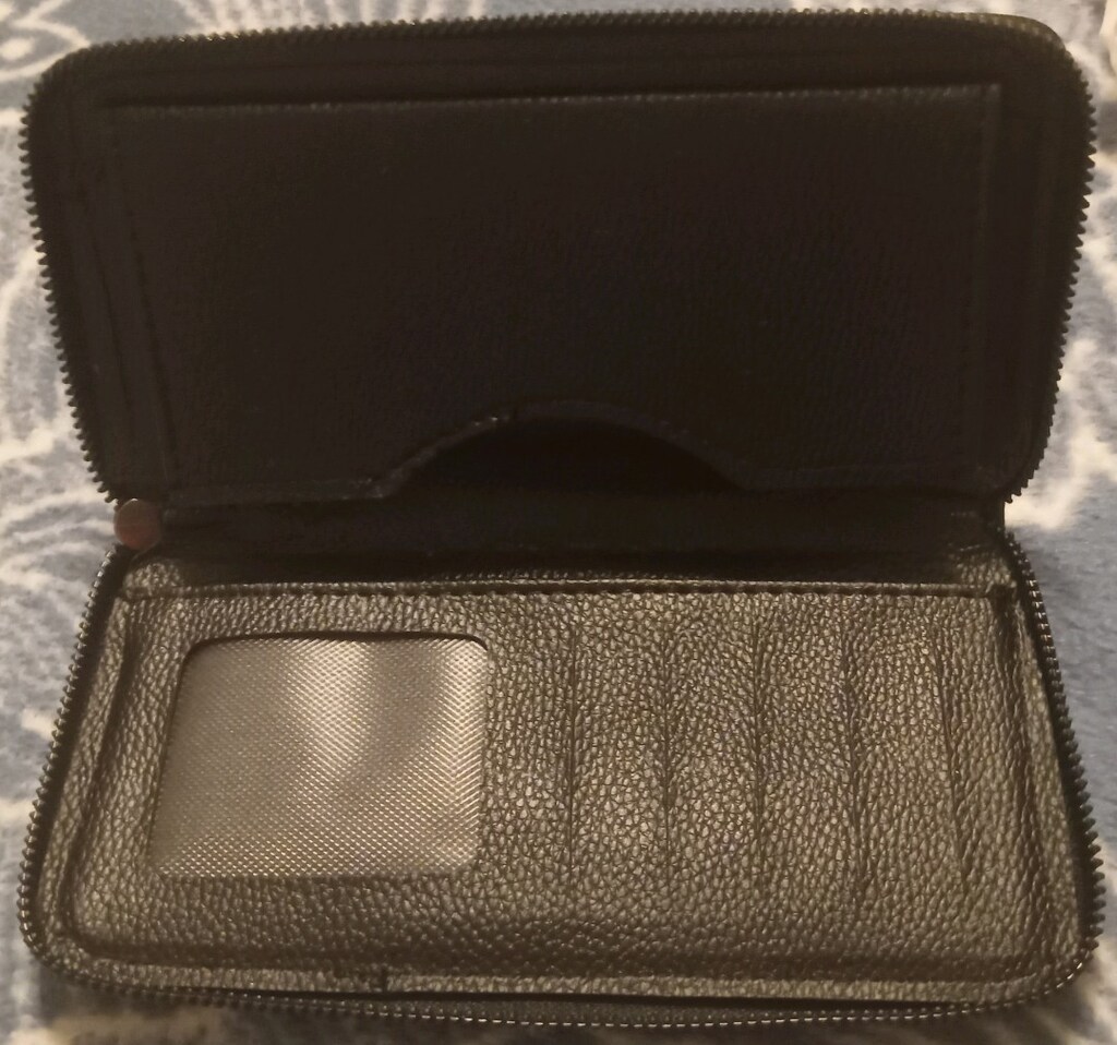 Siyah Telefon Kart Ve Para Cüzdanı - 7