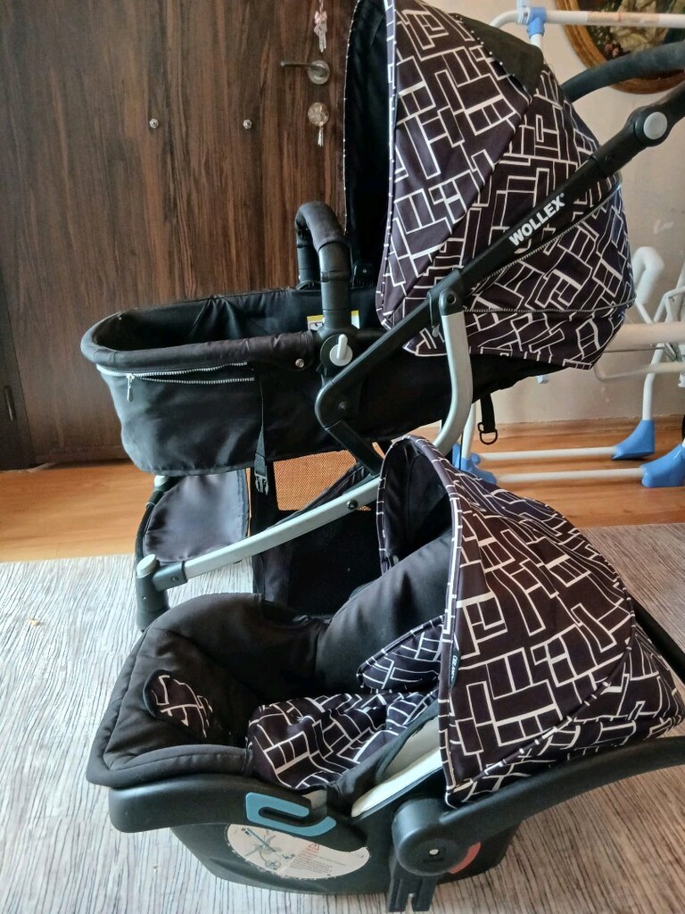 WOLLEX marka Bebek Arabası pusetli çok temiz - 4