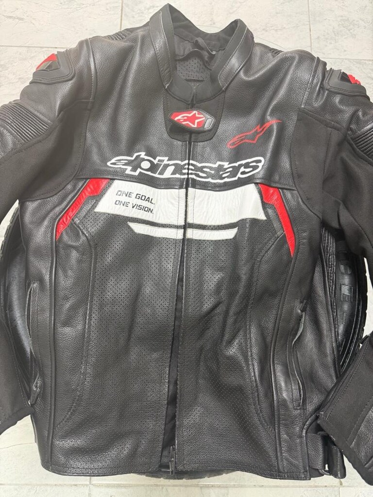 ALPİNESTARS Orjinal Deri 3 kez Giyilmiş Motorcu Montu - 4