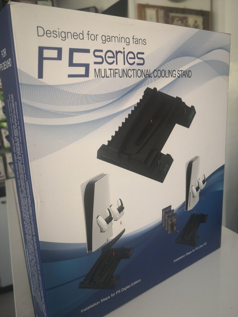 PS5 STANDART KASA SOĞUTUCULU ŞARJ STANDI - 2