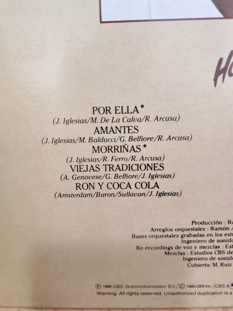 Julio İglesias & Hey LP - 3