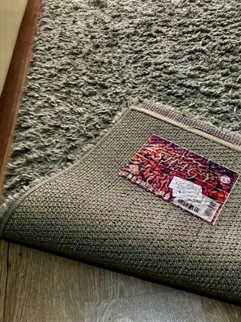 Orjinal Dark Grey Shagy Halı Microfiber - 3