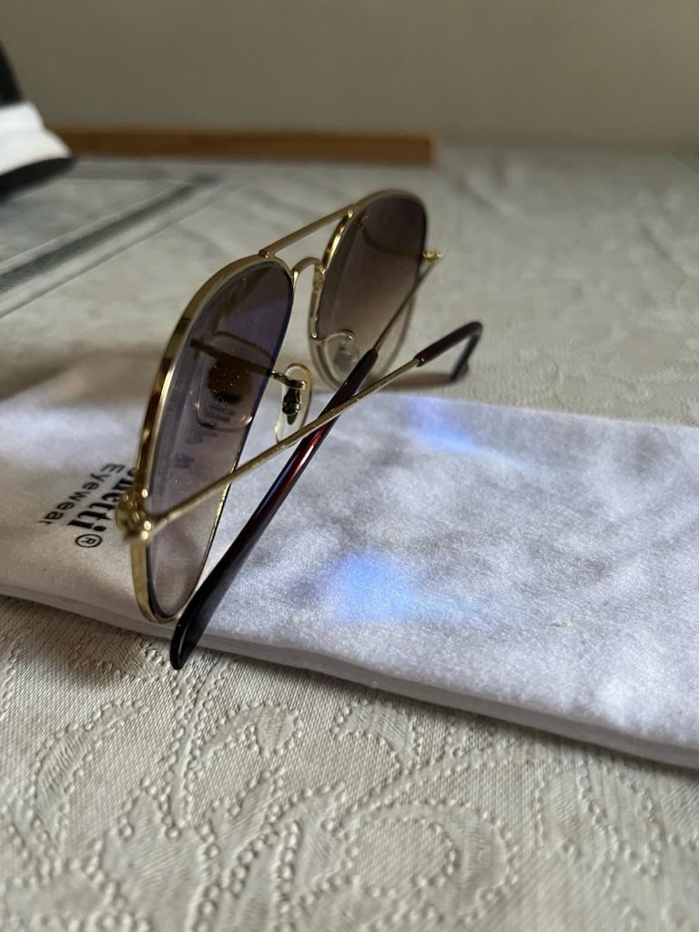 Orijinal Ray-Ban RB3025 Aviator Damla Model Güneş Gözlüğü (Gold) - 4