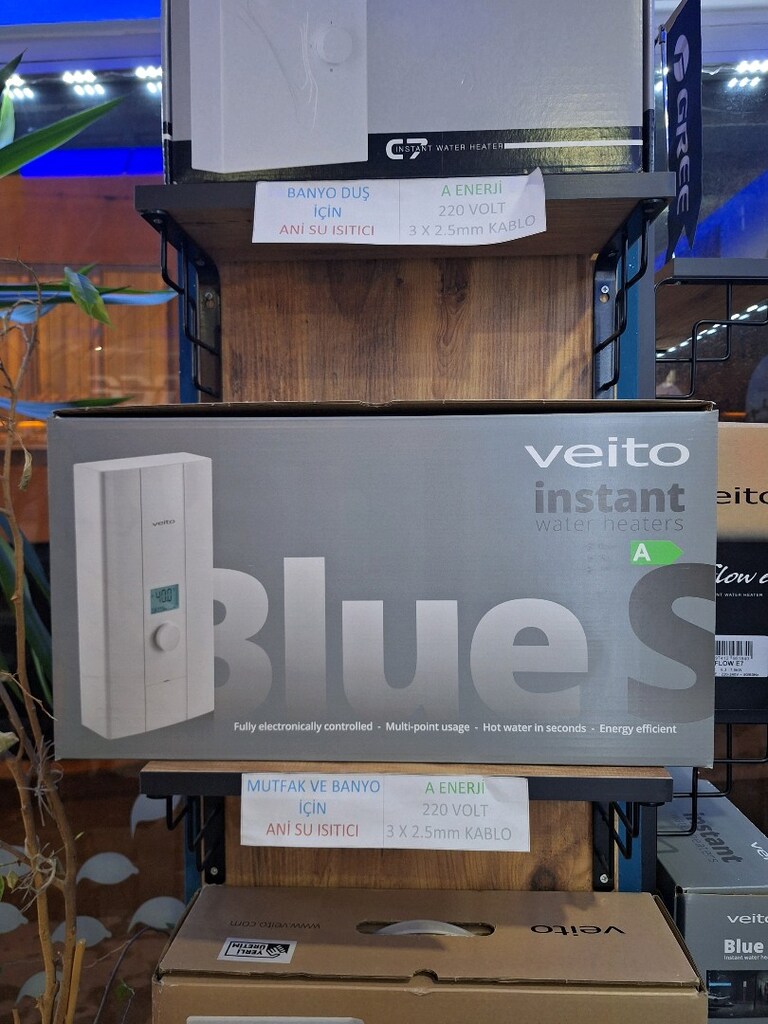 Veito Blue S - Flow E7 - Flow E9 - CemC7 Ani Su Isıtıcı Merkezi Şofben - 6
