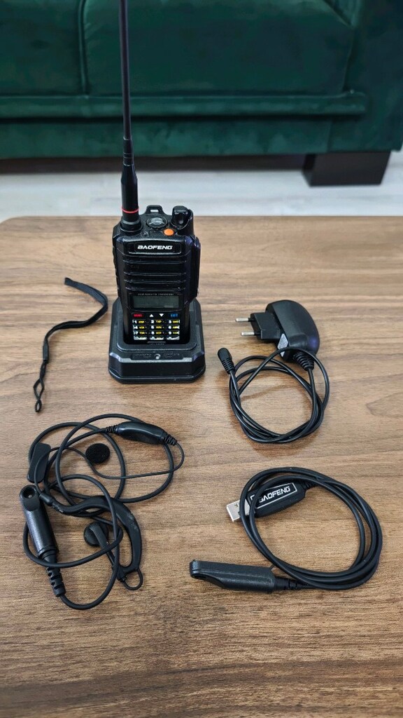 Baofeng UV-9RTP Su Geçirmez El Telsizi - Full Set + Programlama Kablol - 6