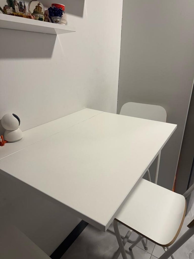 IKEA Açılır Kapanır Masa + 3 Adet Bar Sandalyesi - 5