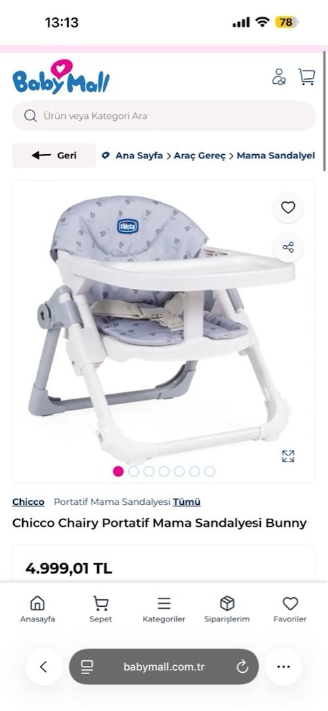 CHICCO CHAIRY MAMA SANDALYESİ - 2
