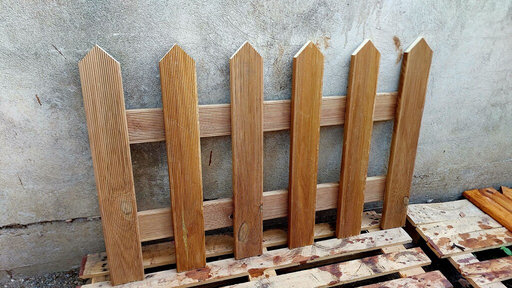 Ahşap emprenyeli bahçe çitleri - 3