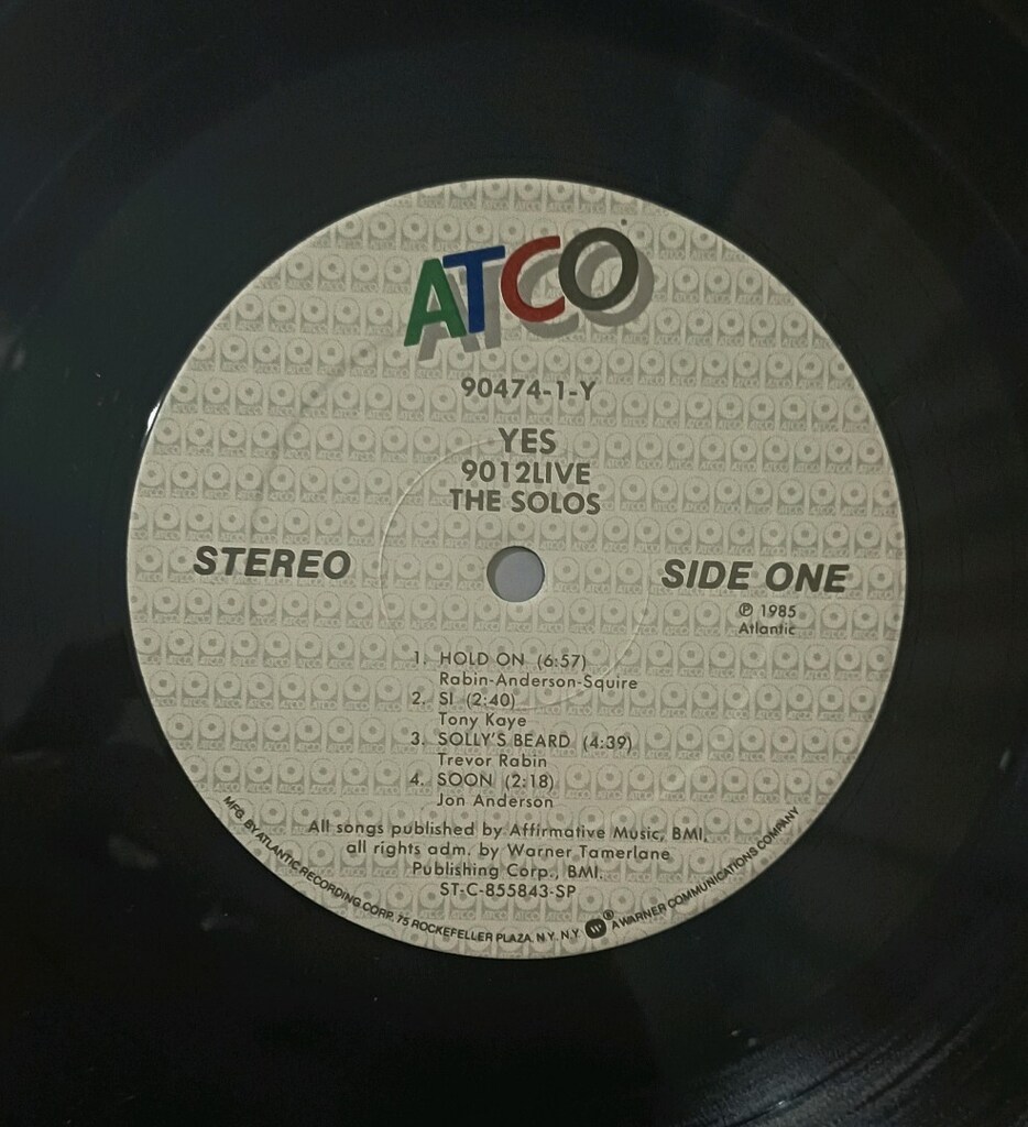 YES 9012 LİVE THE SOLOS DÖNEM LP PLAK - 6