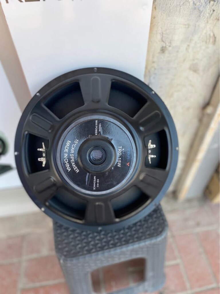 TRG-X BASS BUFER 38CM 1500WAAT 30CM 1200 WAAT ŞOOK FİYAT ÇİFT BOBİN - 4