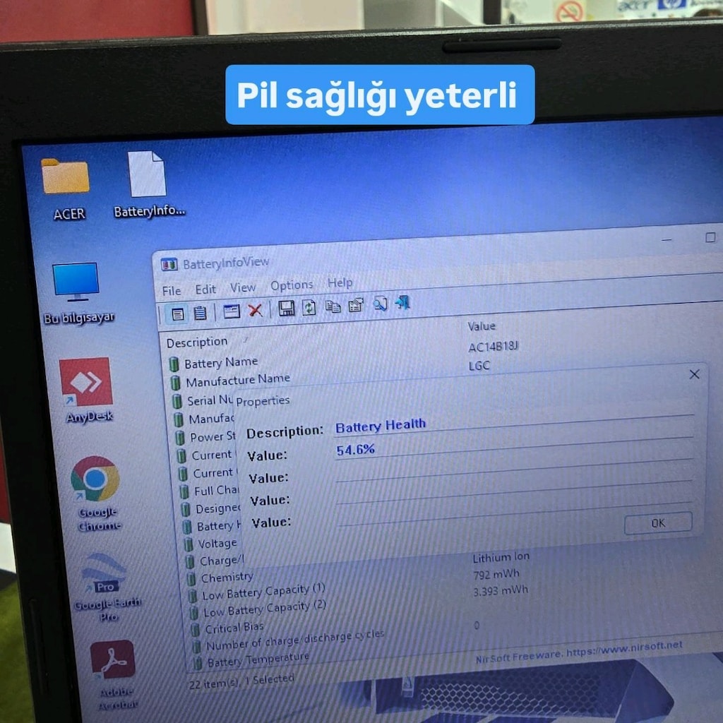 ACER ASPIRE A315-55 – i5 10. NESİL / 16 GB RAM / MX230 İŞLEMC - 4