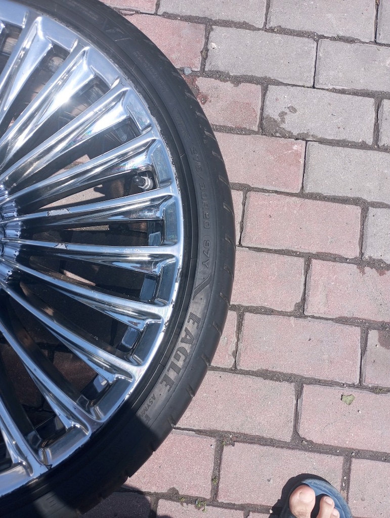 maybach krom jant lastik 245 35 20 275 35 20 ciddi alıcılar - 9