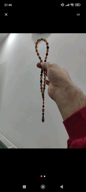 renk cümbüşü usta işi ateş kehribar tesbih