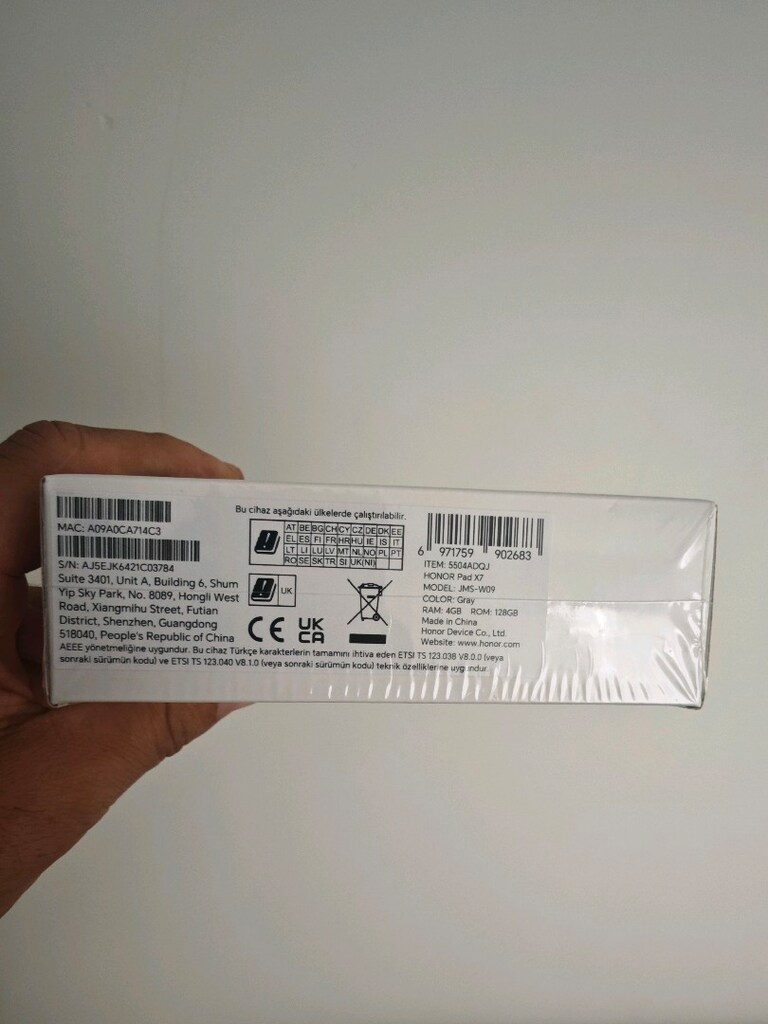 tablet honor marka jelatinden açılmamış hiç kullanılmamış - 4