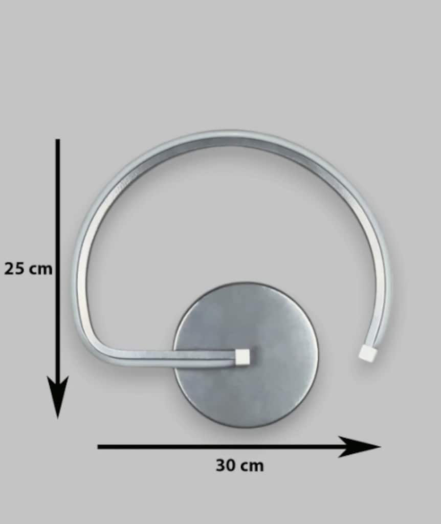 GRİ LED APLİK,LED APLİK,APLİK,HOL APLİK,BANYO APLİK,MUTFAK APLİK - 2