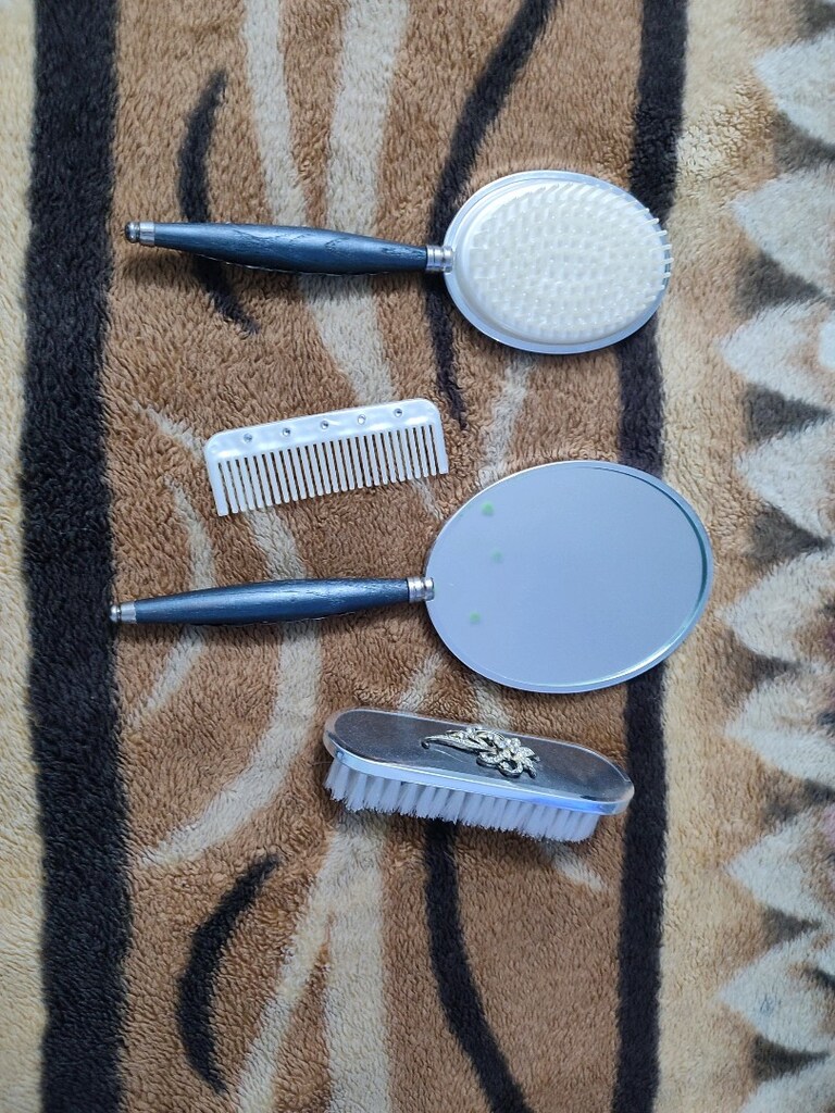 çeyizlik ayna tarak fırça seti - 2