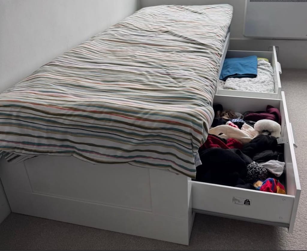“NAKLİYE ÜCRETSİZ” IKEA BRIMNES DİVAN/ 2 YATAK - 4