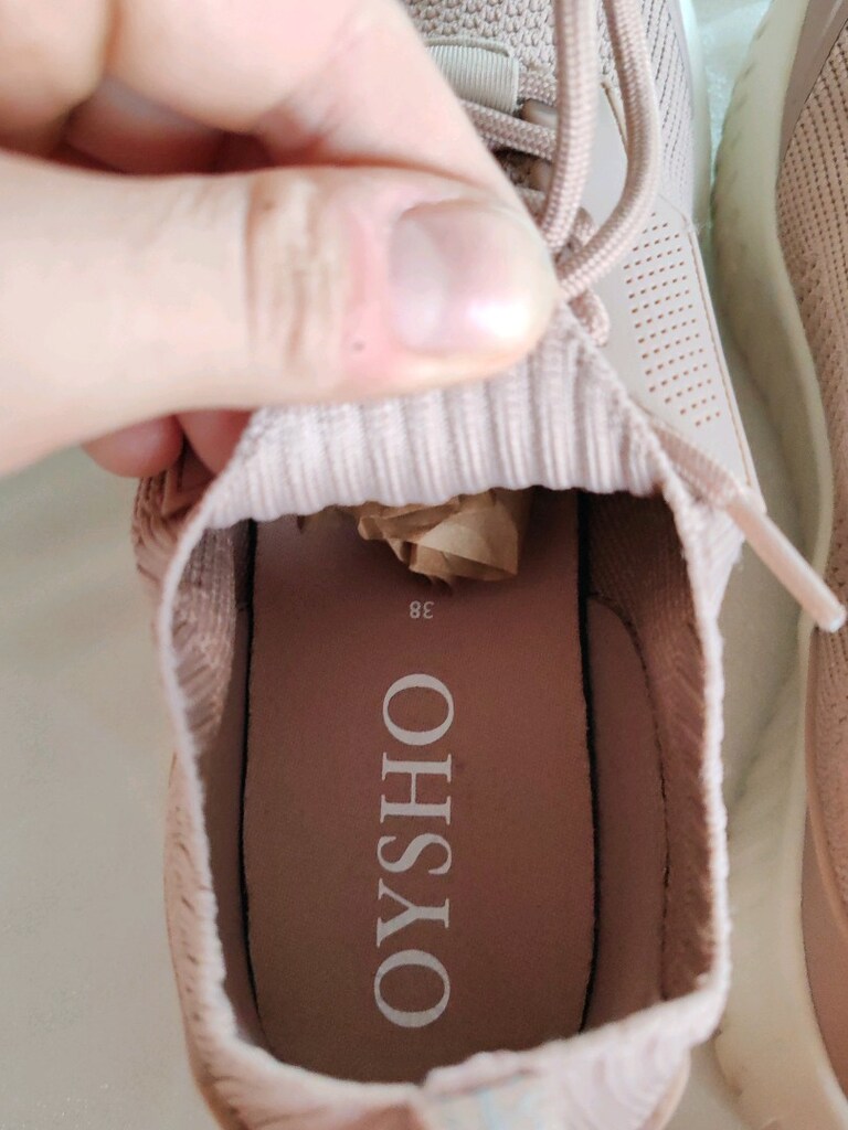 OYSHO ÖRGÜ KUMAŞ KNİT CHUNK SNEAKER ÇORAP KOŞU YÜRÜYÜŞ FİYNESS ÇALIŞMA — görsel 3/8