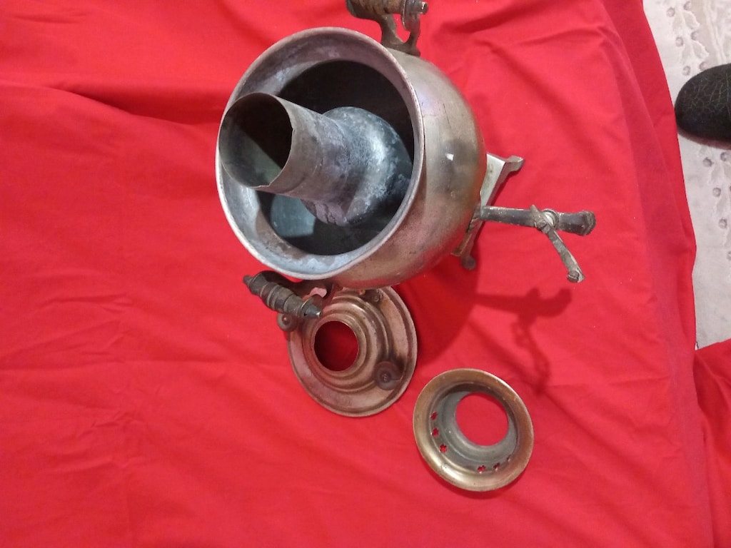 pirinç damgalı semaver - 6