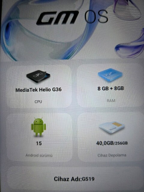 General Mobile G519 Yepisyeni