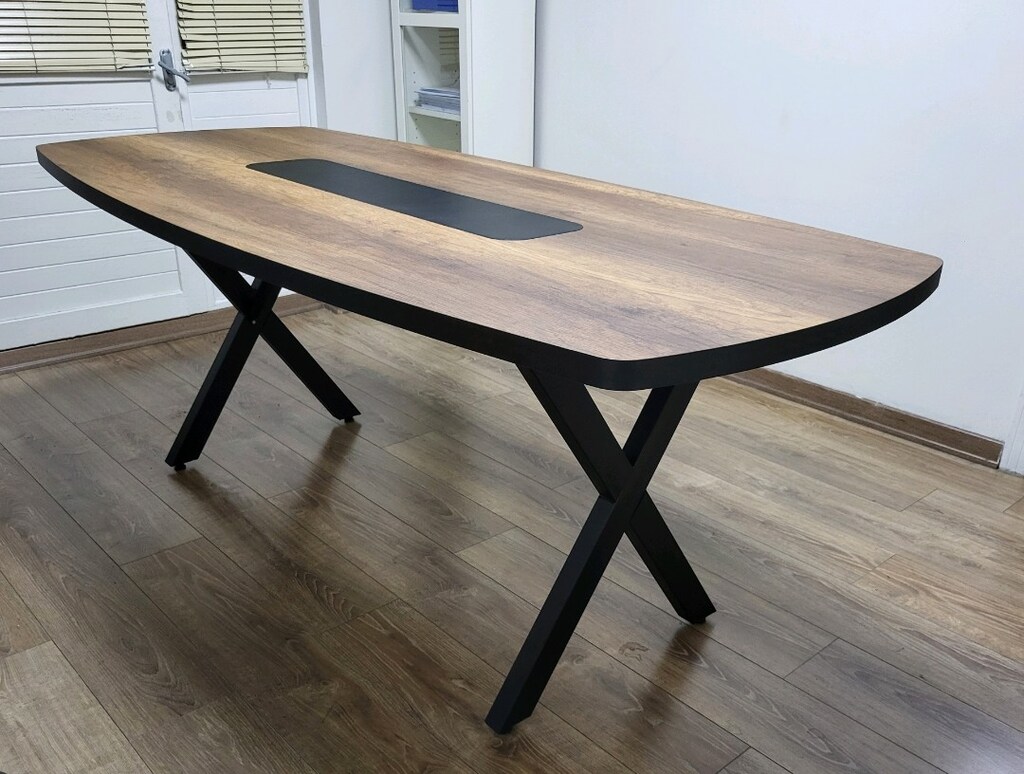 OVAL KESİM TOPLANTI MASASI 200×90 - 3