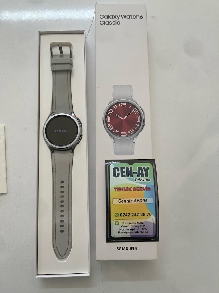 SAMSUNG WATCH 6 CLASSİC 43MM BEYAZ RENK - 4