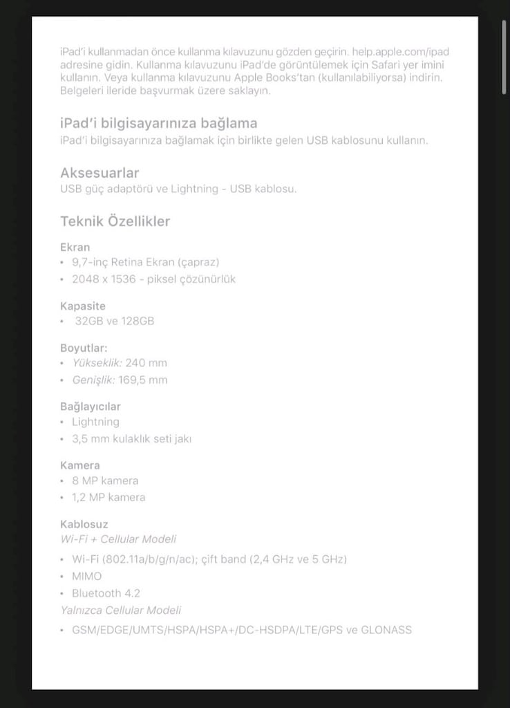 İpad (6. Nesil) 128 GB - 4