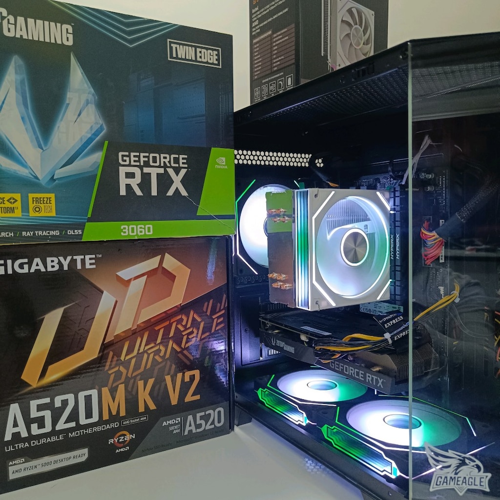 AMD RYZEN 7 16 GB RTX 3060 AKVARYUM GMNG BİLGİSAYAR - 4