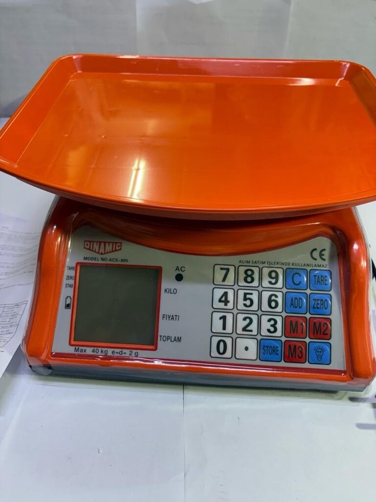 Dinamic ACS-805 Dijital Fiyat Hesaplamalı Terazi 40 Kg – Baskül - 2