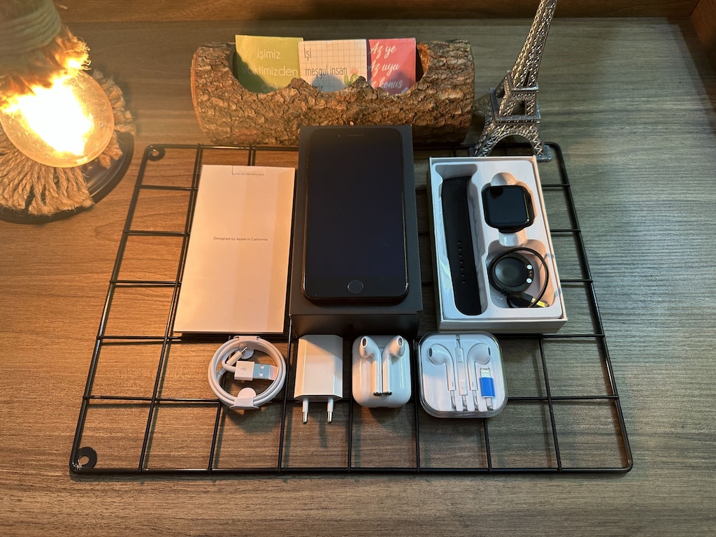 FULL AKSESUARLI İPHONE 7 PLUS MAT BLACK - 4