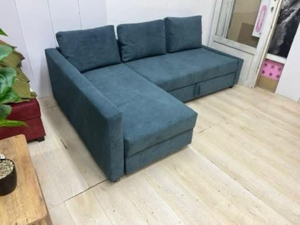 IKEA FRİHETEN SIFIR KAPLAMA YATAKLI BAZALI L KÖŞE KOLTUK KANEPE - 2