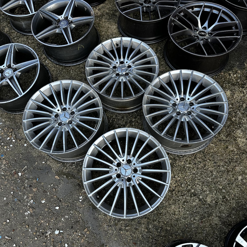 19 inç 5x112 Mercedes-Benz Jant Takımı 8-9 Offset 2. El - 4