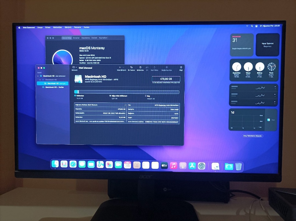 Apple Mac mini latte 2014 core i5 - 4