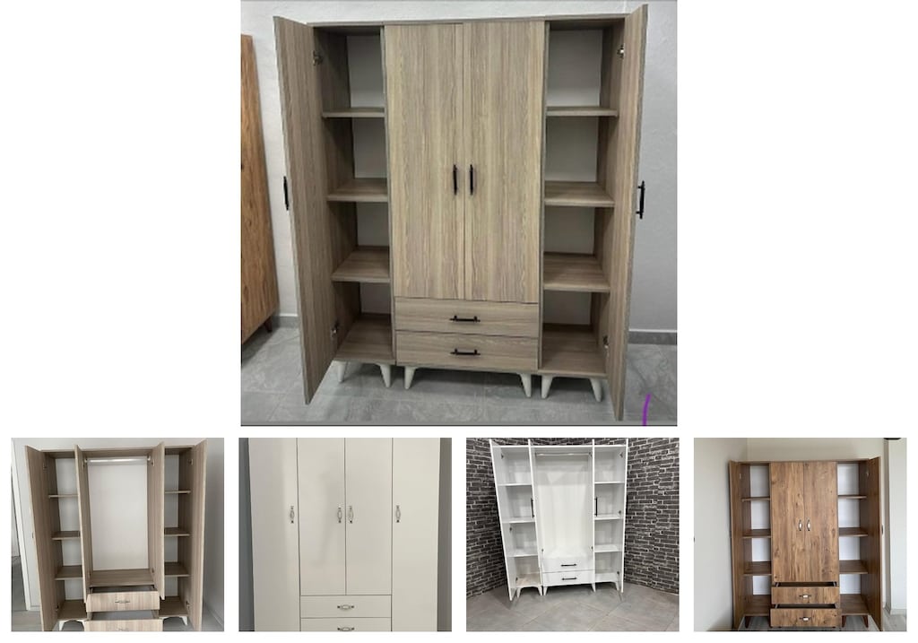4 kapaklı elbise dolabı yddgfabahg - 2