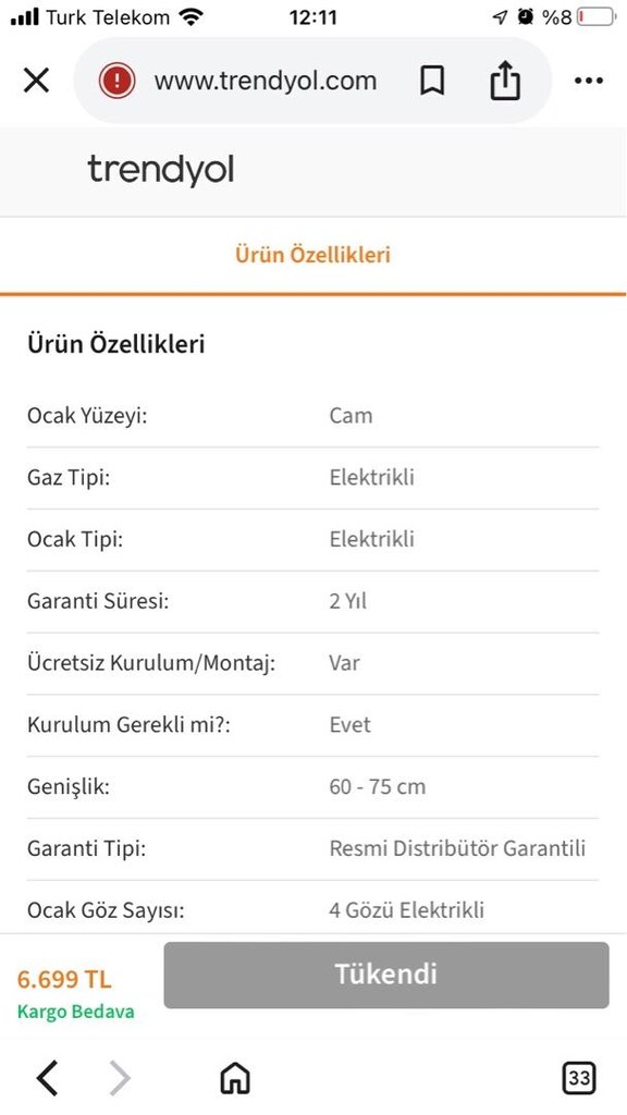 Alveus Elektrikli 4 gözlü ocak - 9