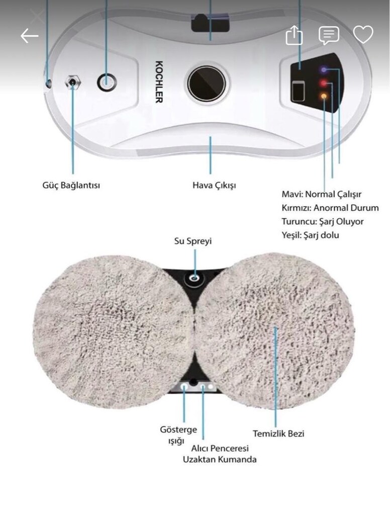 Kochler Akıllı Cam Silme Robotu - 3