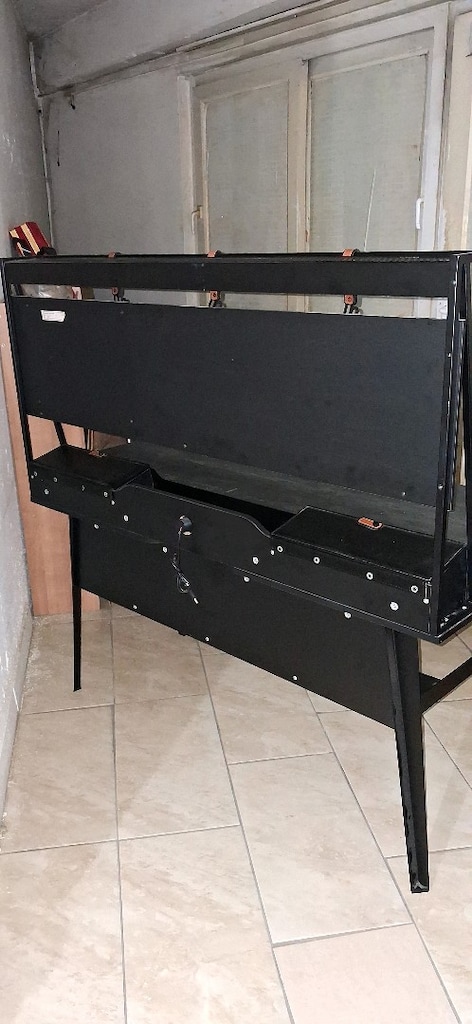 Çilek Mobilya Dark Metal Çalışma Masası + 5 Çekmeceli Şifonyer yeni - 5