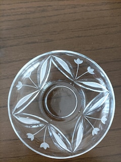 Paşabahçe kesme çay bardağı ve tabagi - 5