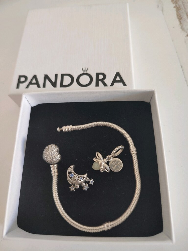 Pandora bileklik + 2 adet charm - 3
