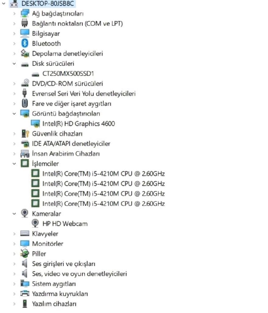 i5 4. Nesil HP Probook SSD li hız canavarı laptop - 9