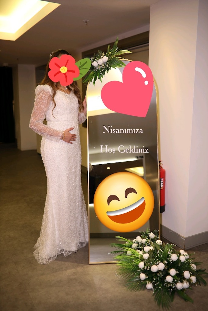 abiye kırık beyaz - 3