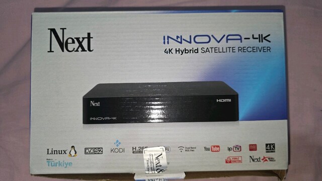 Next İNNOVA 4K Hybrid uydu alıcısı