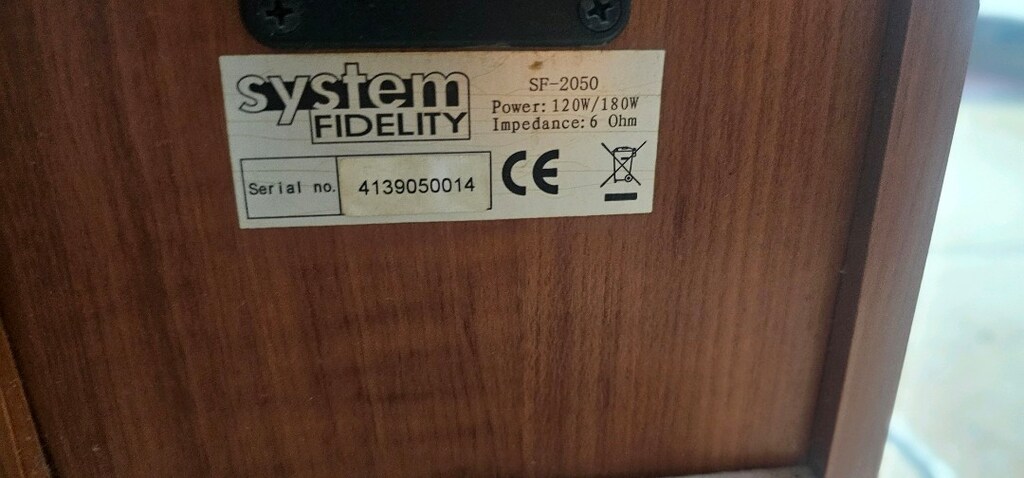System Fidelity SF-250 5.0 set hoparlör - 13