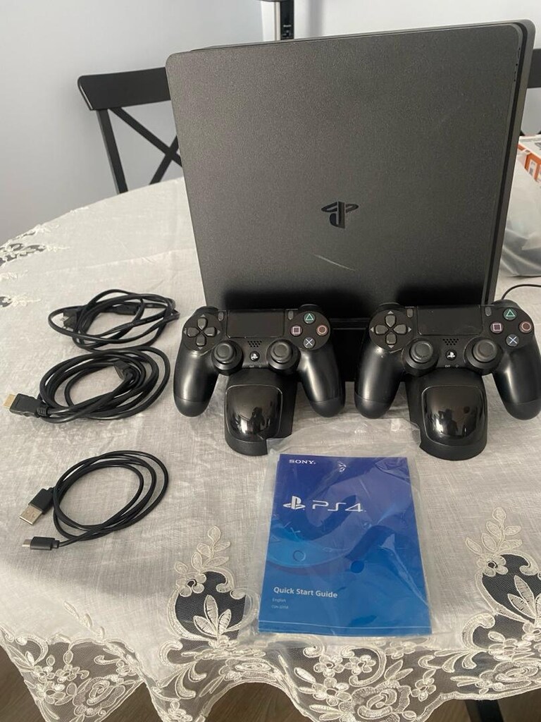 PLAYSTATION 4 SLIM 1 TB / Soğutuculu Kol Charger Konsol ve 2 Kol - 4