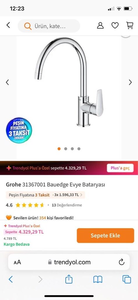 Grohe eviye bataryası - 3
